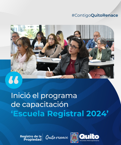 INICIÓ EL PROGRAMA DE CAPACITACIÓN ‘ESCUELA REGISTRAL 2024