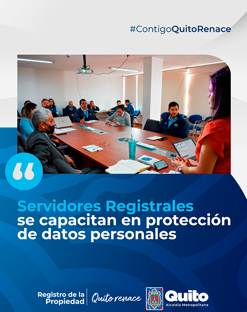SERVIDORES REGISTRALES SE CAPACITAN EN PROTECCIÓN DE DATOS PERSONALES
