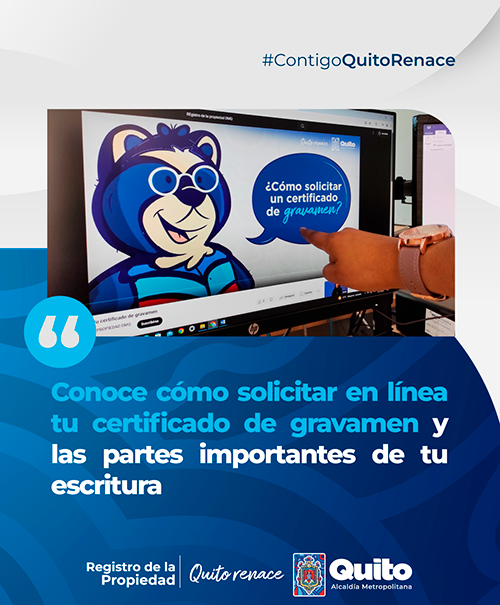 CONOCE CÓMO SOLICITAR EN LÍNEA TU CERTIFICADO DE GRAVAMEN Y LAS PARTES IMPORTANTES DE TU ESCRITURA