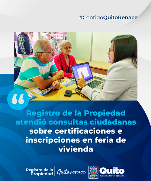 REGISTRO DE LA PROPIEDAD ATENDIÓ CONSULTAS CIUDADANAS SOBRE CERTIFICACIONES E INSCRIPCIONES EN FERIA DE VIVIENDA