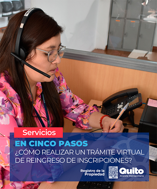 EN CINCO PASOS ¿CÓMO REALIZAR UN TRÁMITE VIRTUAL DE REINGRESO DE INSCRIPCIONES?