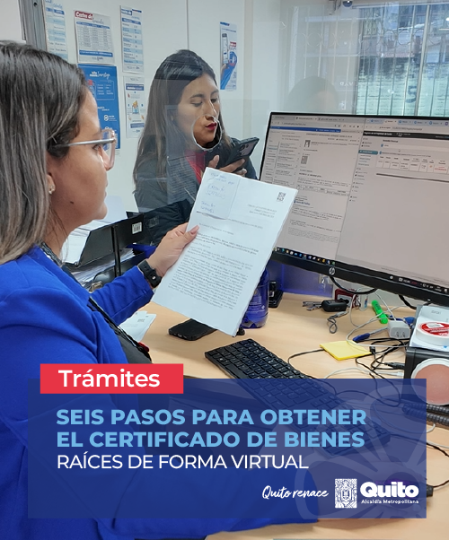 SEIS PASOS PARA OBTENER EL CERTIFICADO DE BIENES RAÍCES DE FORMA VIRTUAL