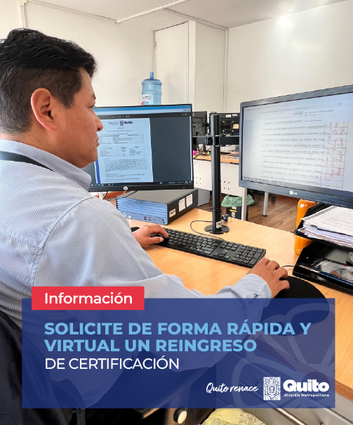 SOLICITE DE FORMA RÁPIDA Y VIRTUAL UN REINGRESO DE CERTIFICACIÓN