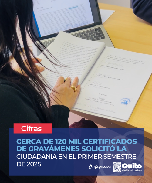CERCA DE 120 MIL CERTIFICADOS DE GRAVÁMENES SOLICITÓ LA CIUDADANIA EN EL PRIMER SEMESTRE DE 2025