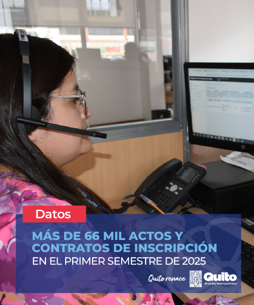 MÁS DE 66 MIL ACTOS Y CONTRATOS DE INSCRIPCIÓN EN EL PRIMER SEMESTRE DE 2025