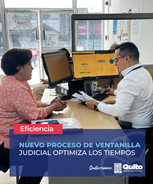 NUEVO PROCESO DE VENTANILLA JUDICIAL OPTIMIZA LOS TIEMPOS
