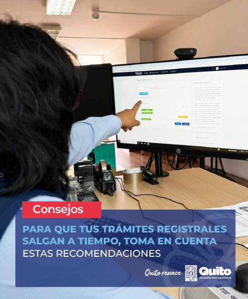 PARA QUE TUS TRÁMITES REGISTRALES SALGAN A TIEMPO, TOMA EN CUENTA ESTAS RECOMENDACIONES